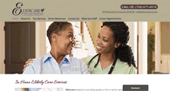 Desktop Screenshot of eldercarecares.com