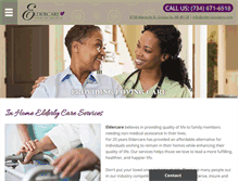 Tablet Screenshot of eldercarecares.com